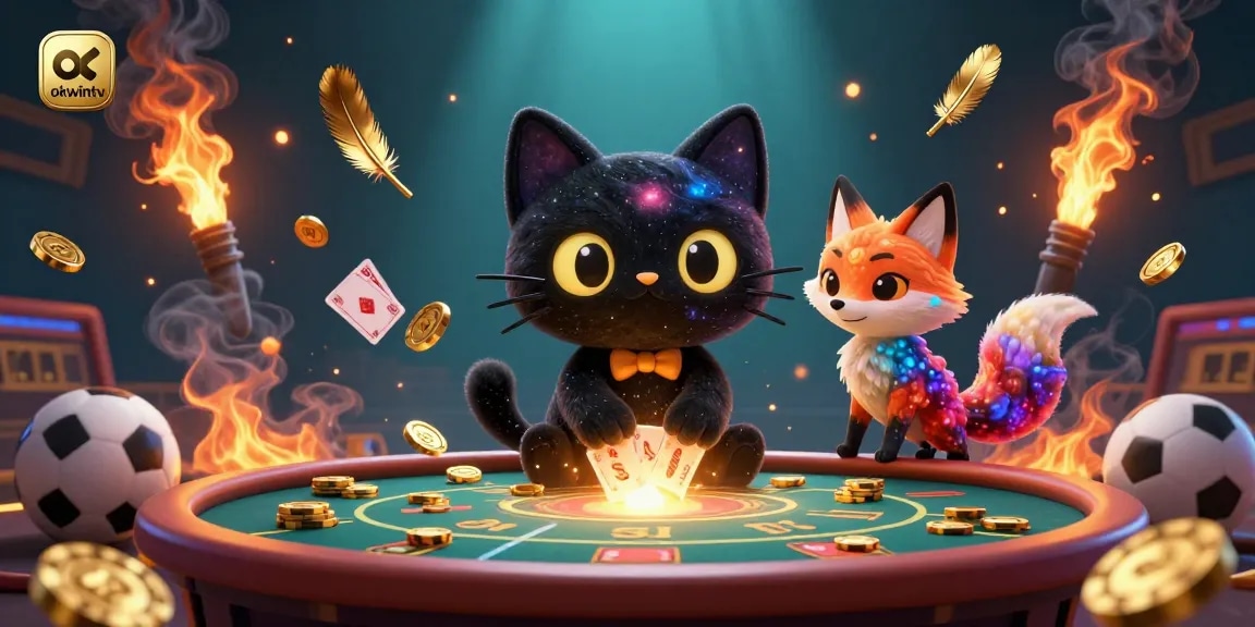 Play with okwintv and experience rich casino dynamics with vibrant characters and immersive elements.