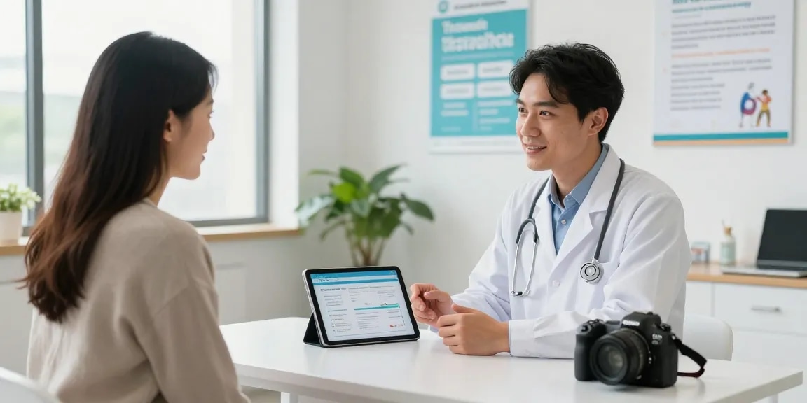 Guided consultation on tirzepatide Canada for effective weight management in a welcoming clinic.