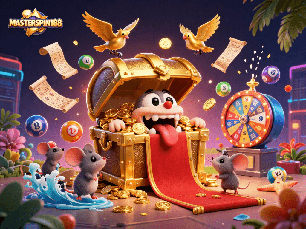 Engage in exciting lottery games with MASTERSPIN188 featuring vibrant balls and enticing rewards.