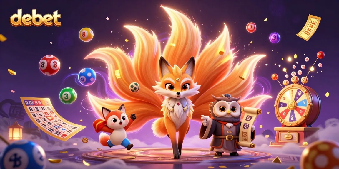 Experience the vibrant world of gambling with debet: a colorful, engaging 3D fantasy scene!