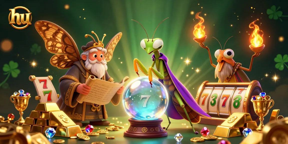 Engage with hu and win big in an immersive casino-themed fantasy scene.
