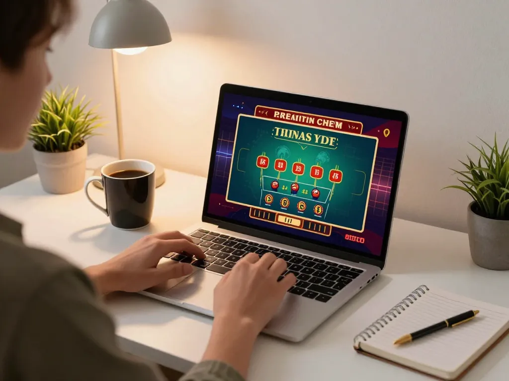 Watch sunwin players engage in an intense online blackjack game setup at home.
