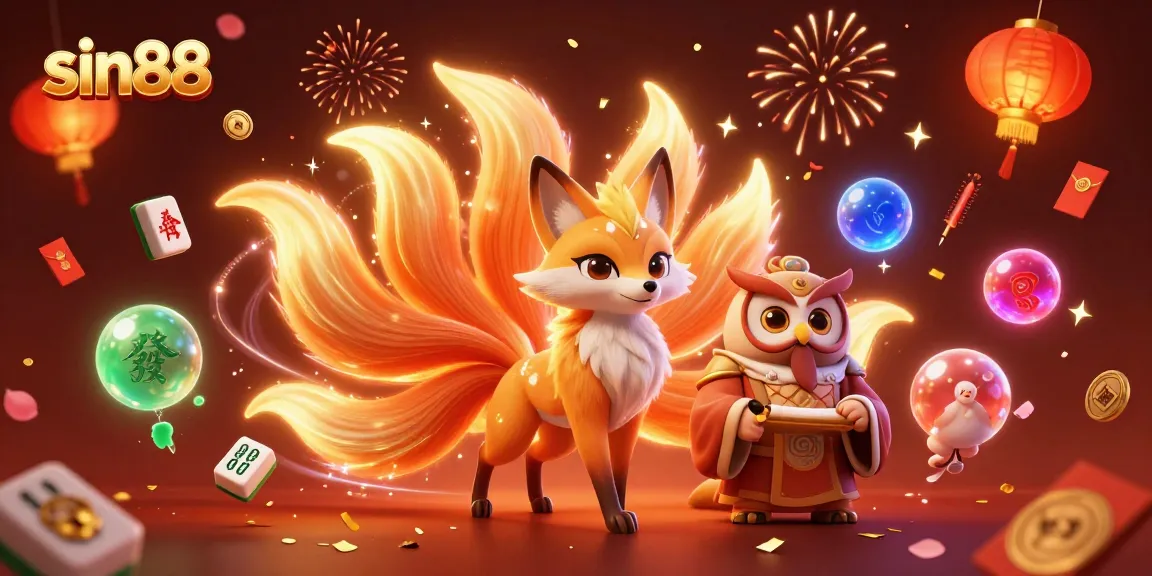 Experience the vibrant world of sin88 with lively characters and interactive casino elements.