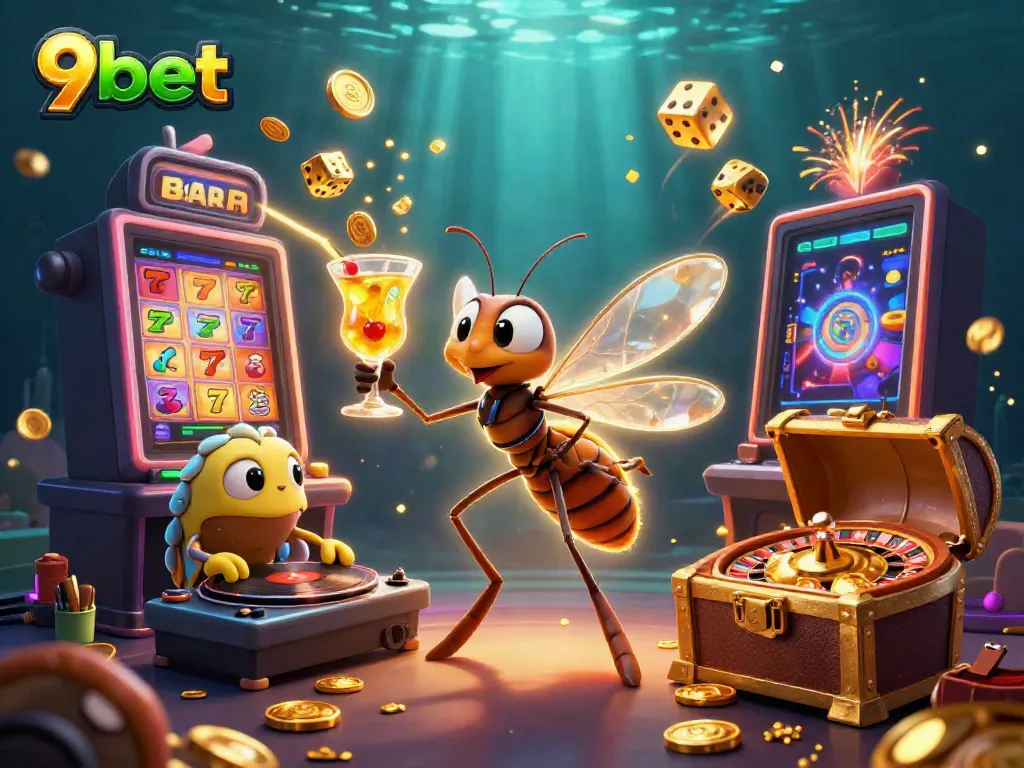 Engage in thrilling experiences with 9bet's vibrant casino scene filled with action.