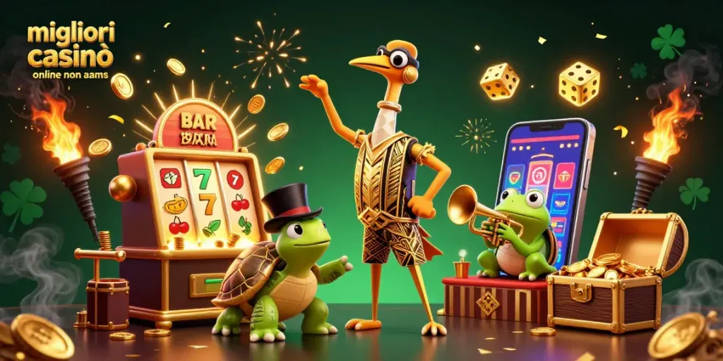 I migliori casinò online non AAMS con slot e jackpot sono rappresentati da personaggi unici e divertenti.