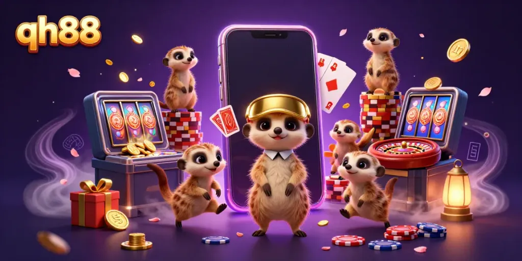 Experience excitement at qh88 as meerkats run a vibrant casino with dynamic gaming elements.