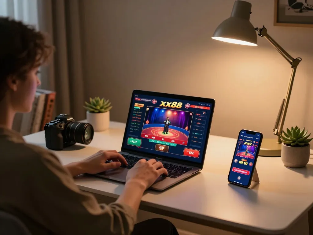 Experience online gaming excitement with xx88 from a cozy home setup