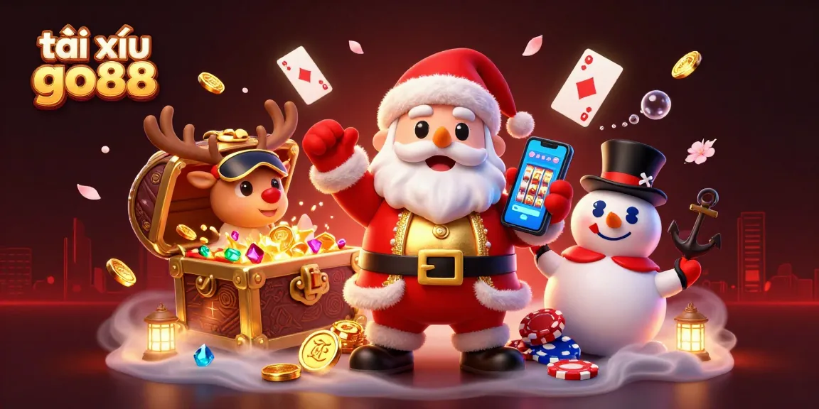 Experience the excitement of tài xỉu go88 gameplay with vibrant characters and casino elements on display.