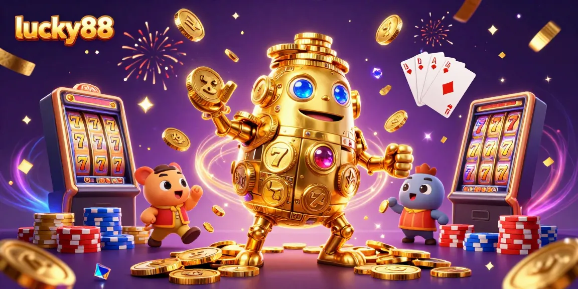 Experience thrilling wins with lucky88 in this captivating casino scene filled with vibrant energy and excitement.