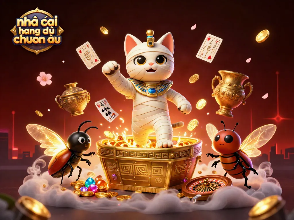 Trải nghiệm cá cược tuyệt vời với nhà cái hàng đầu đến từ châu âu trong một cảnh casino sống động.