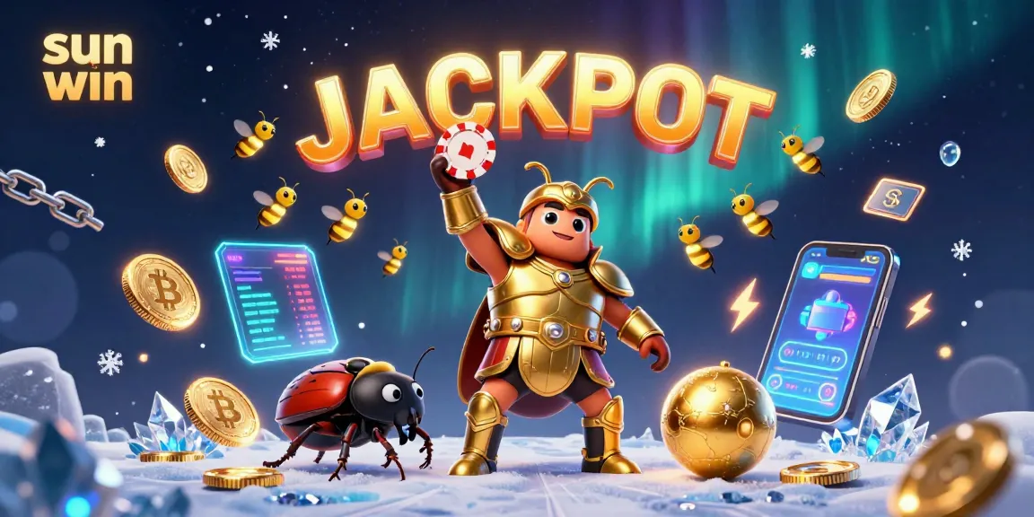 Join the sun win adventure as a gladiator beetle triumphs with crypto casino treasures.