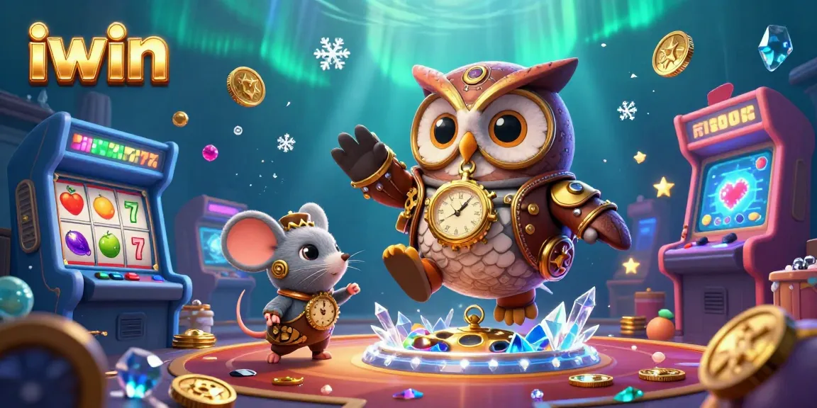 Enhance your iwin gaming experience with a vibrant, 3D casino adventure featuring whimsical characters.