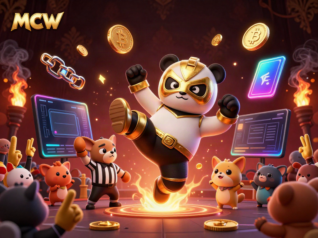 Experience the excitement of MCW casino with dynamic characters in an engaging gaming scene.