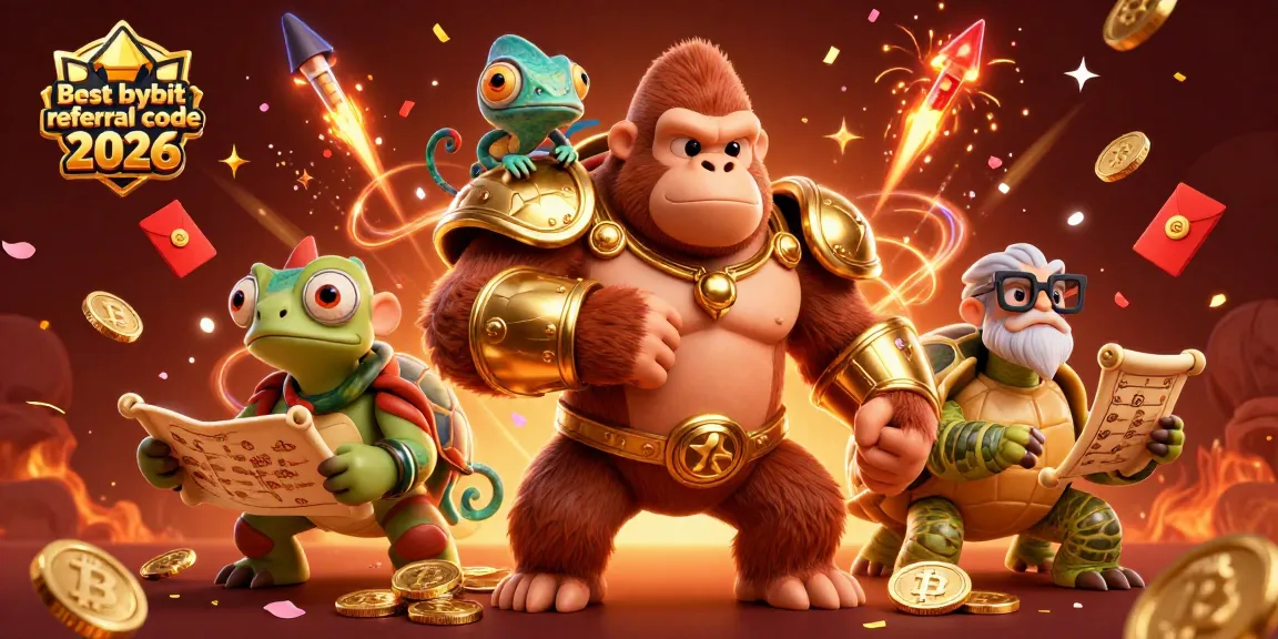 Engage with the Best bybit referral code 2026 in a vibrant 3D casino celebration scene.