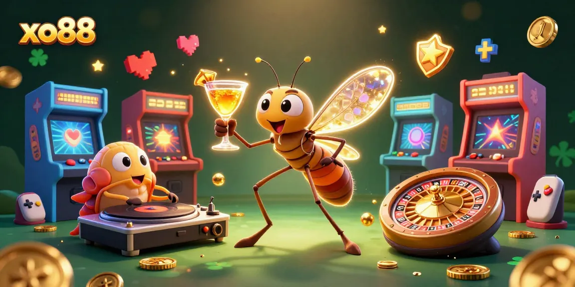 Experience the excitement of xo88's casino adventures with vibrant gaming elements.