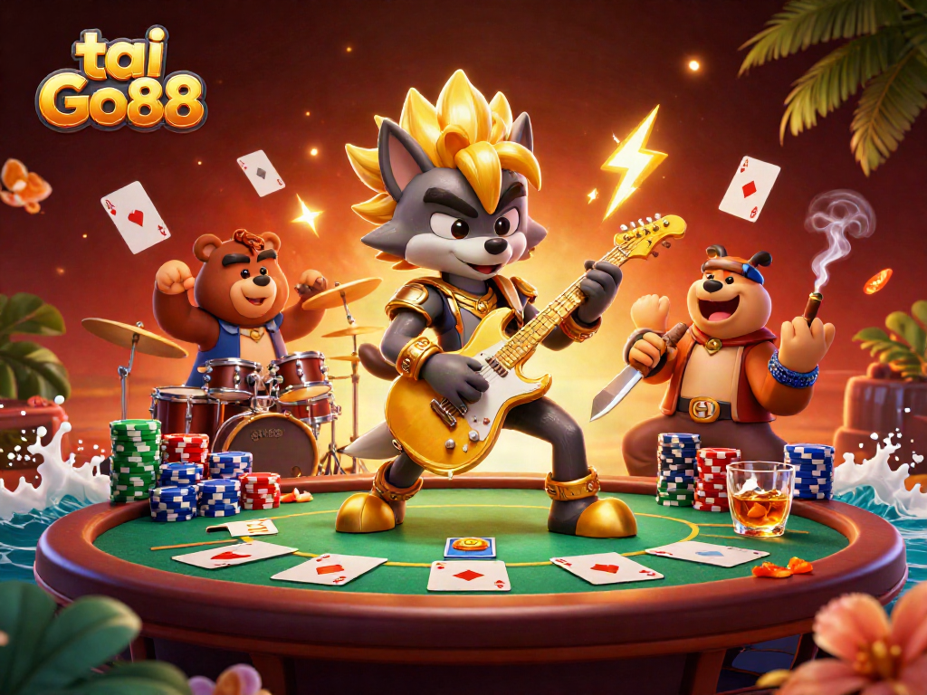 Experience excitement with tai Go88 through vivid 3D casino gaming vividness and lively characters.