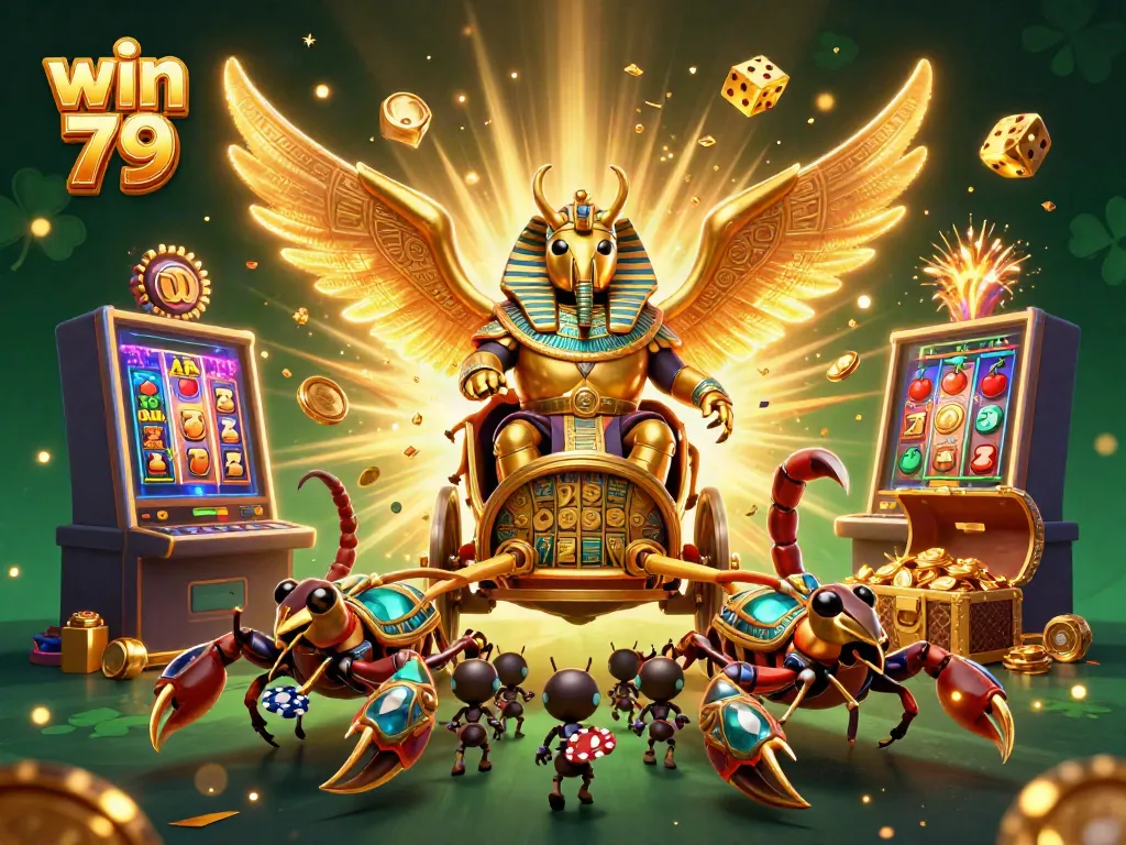 Engage in thrilling casino adventures with win 79 featuring golden scarabs and jackpot action.