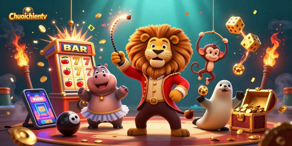 Engage with Chuoichientv’s vibrant casino experience featuring exciting 3D characters and gambling elements.