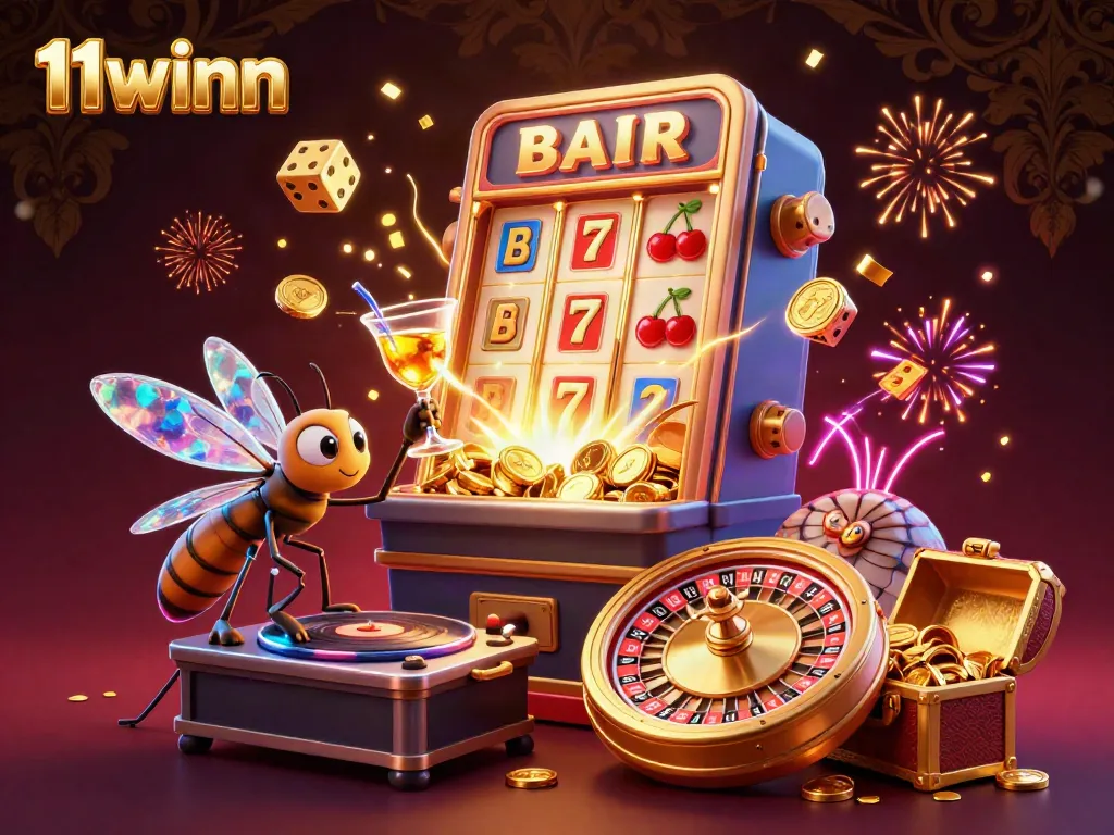 Experience the thrill of 11winn with vibrant casino characters and dynamic game elements.