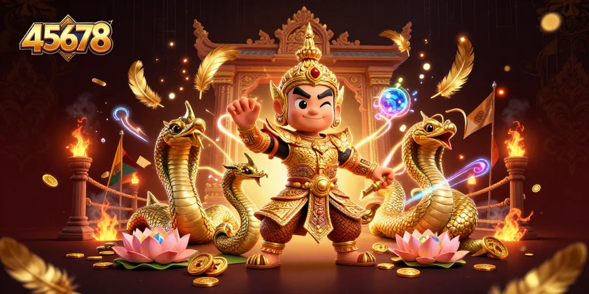 Experience the excitement of 45678 with dynamic gambling elements and vibrant visuals in a detailed illustration.