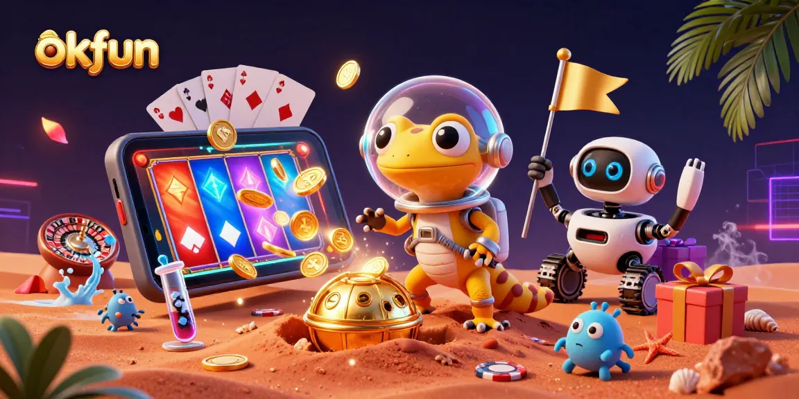Engage in thrilling play at okfun with golden casino treasures and vibrant slot games.