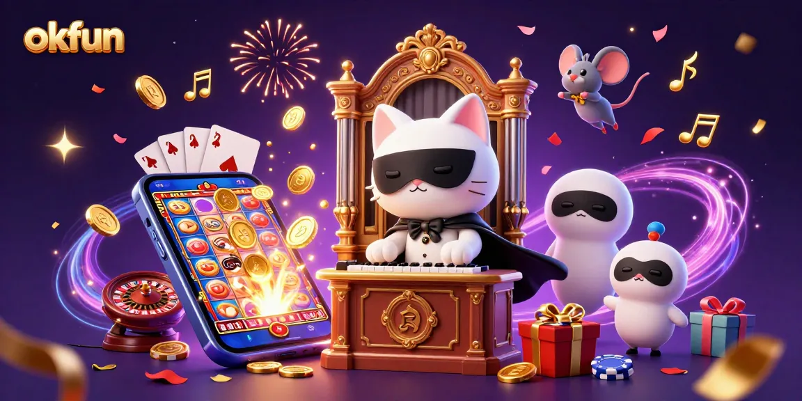 Engage with slot games and enjoy the luxurious experience at okfun casino, featuring vibrant visuals.