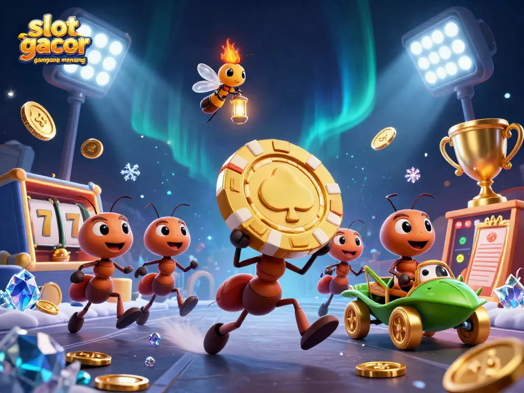 Experience winning with slot gacor gampang menang in a thrilling heist featuring ants and fun elements.