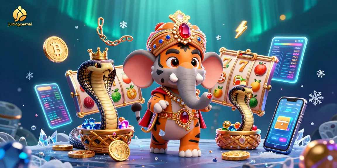 Experience exciting jackpots and slots with juicingjournal's vibrant gambling illustration.