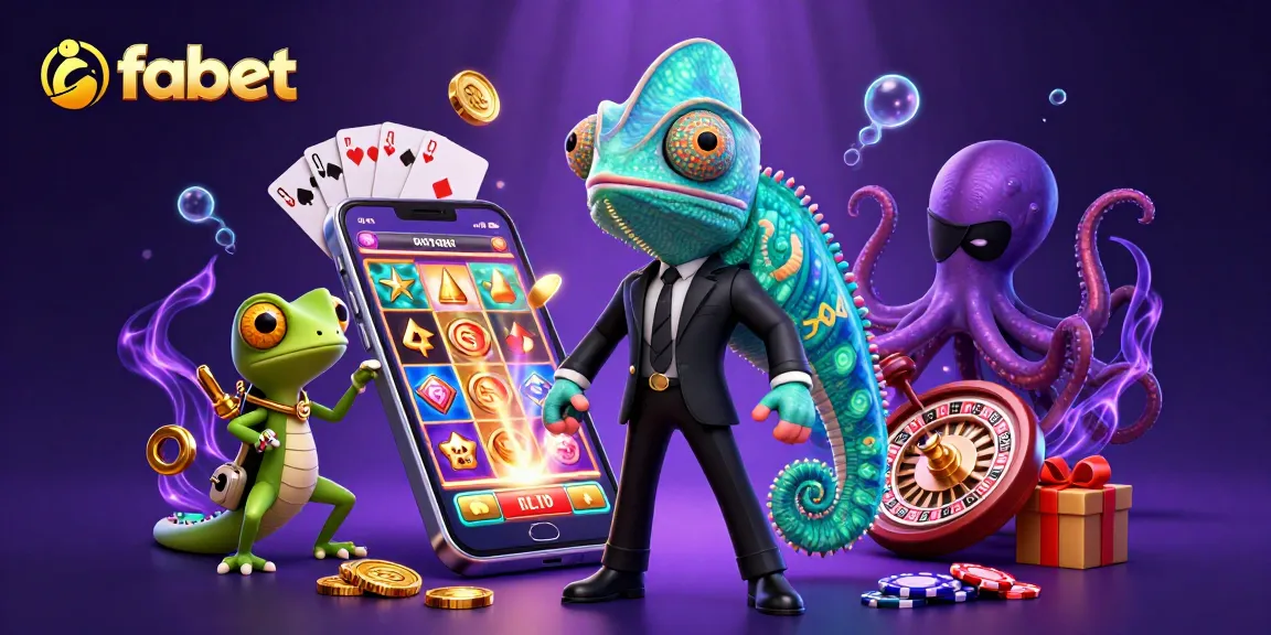 fabet unleashes winning strategies through vibrant 3D casino elements and characters in action