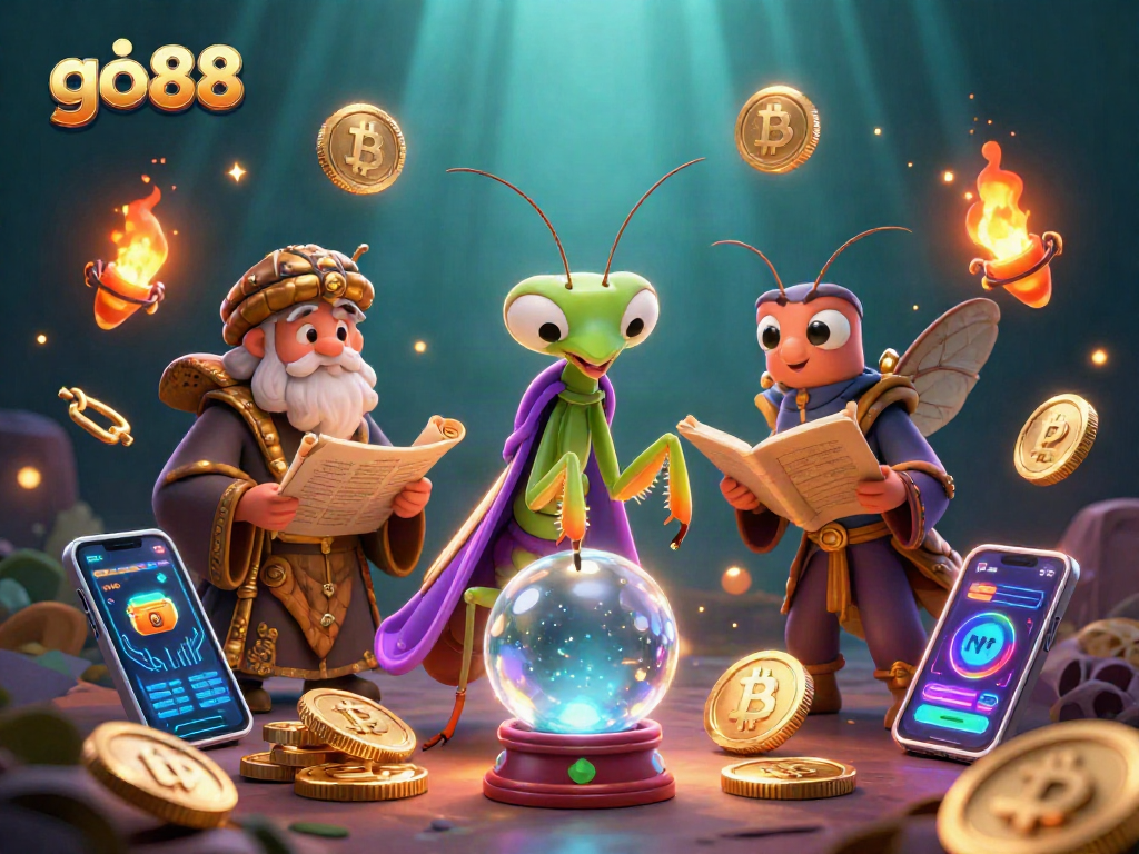 Experience the exciting go88 casino scene with vibrant characters and gaming elements.