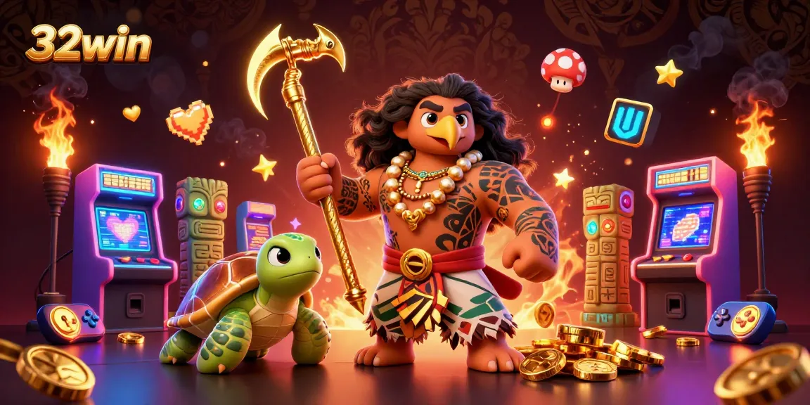 Experience exciting gameplay at 32win with engaging characters and dynamic elements in a vibrant casino setting.
