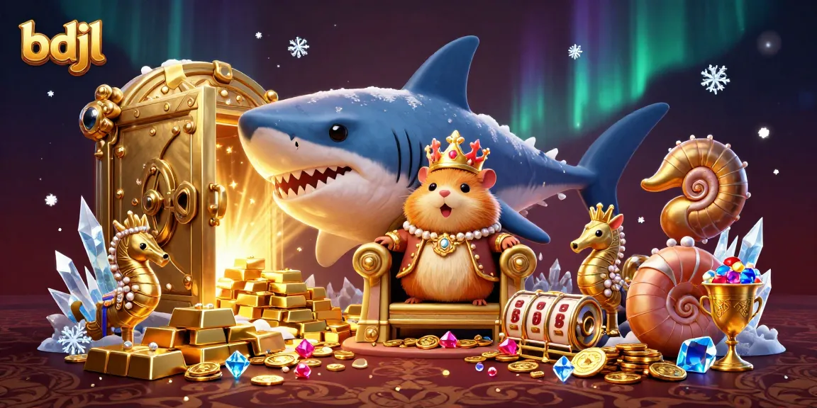 Experience thrilling casino adventures with bdjl in a vibrant 3D illustration of a playful hamster king.