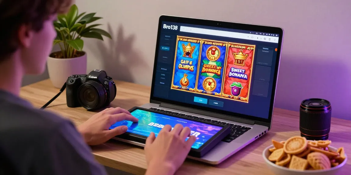 Experience the excitement of online gaming with Bro138 login interface featuring popular slot games.