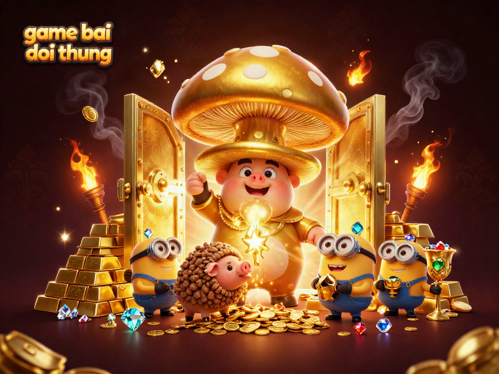 Experience the magic of game bai doi thuong with golden treasures and enchanting characters.