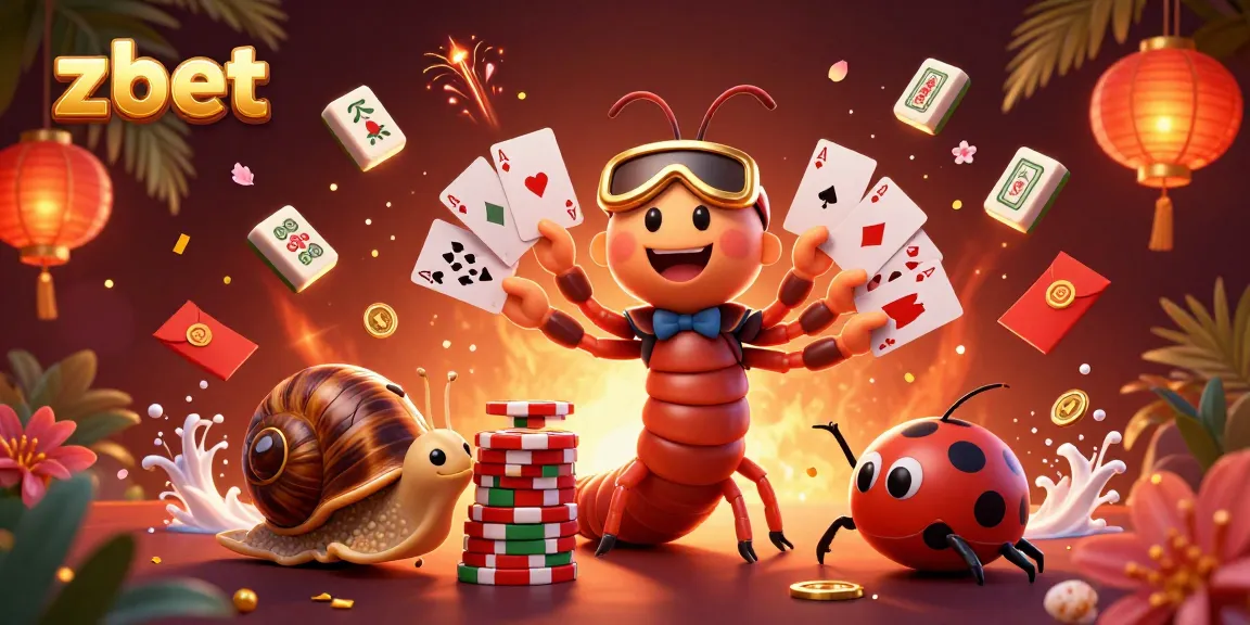Experience thrilling gaming at zbet's vibrant casino scene with dynamic characters and rich imagery.